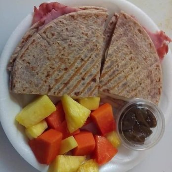 Kafecito - Sincronizada de jamón y fruta. Quesadilla with ham and fruit - Cafes Near Me - Chicago, Illinois Kafecito - Sincronizada de jamón y fruta. Quesadilla with ham and fruit - Cafes Near Me - Chicago, Illinois