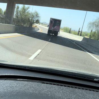 Pink's Moving - reckless driving. serving back and forth between lanes on the ramp where he damaged my car. - Movers Near Me - Scottsdale, Arizona Pink's Moving - reckless driving. serving back and forth between lanes on the ramp where he damaged my car. - Movers Near Me - Scottsdale, Arizona