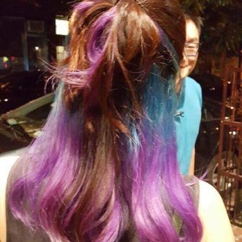 Steve Kong - Received many compliments with hair up. Cannot show during work: some purple shows through when hair down, professional+fun! - Hair Stylists Near Me - New York, New York