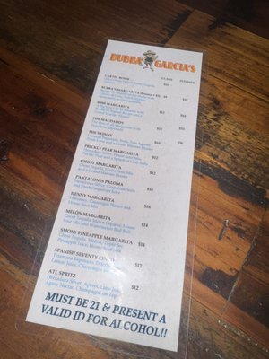 Menu photo 2 Bubba Garcia’s Savannah, GA