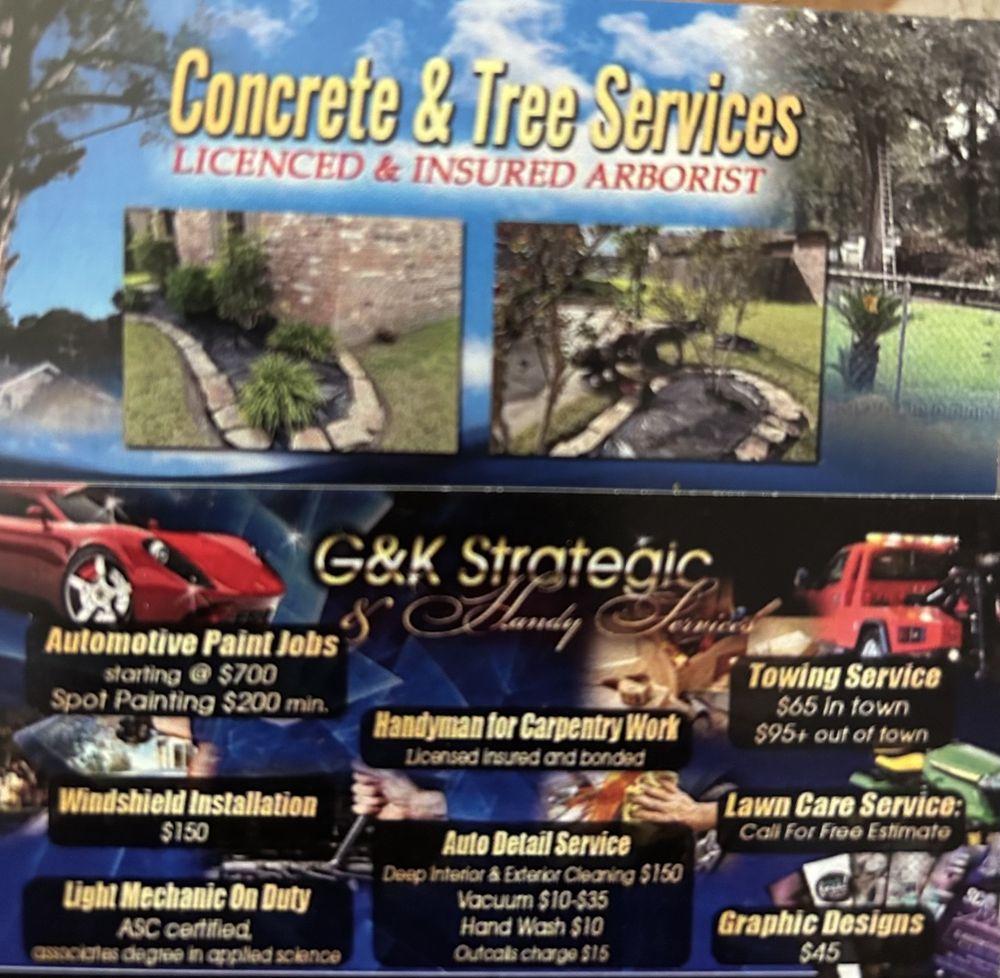 G & K Strategic and Handyman Services - tree service in Baton Rouge, LA
