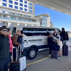 Nashrovers - This group booked Nashrovers for their Nashville Airport Transfer to and from Hotel Moxy Downtown.