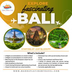Mann's Platinum Travel - Bali Trip Promotion