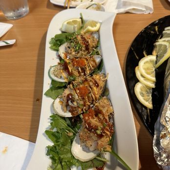 Sushi Hub - baked mussels - Sushi Bars Near Me - Stockton, California Sushi Hub - baked mussels - Sushi Bars Near Me - Stockton, California