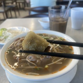 Love For Pho - Spring roll with pho and iced coffee - Vietnamese Near Me - Vancouver, British Columbia