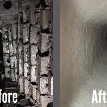 SirVent STL Chimney & Venting Service - smoke chamber parged - Chimney Sweeps Near Me SirVent STL Chimney & Venting Service - smoke chamber parged - Chimney Sweeps Near Me