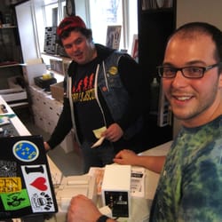 Needle Drop Records - NeedleDrop crew in action on Record Store Day 2012