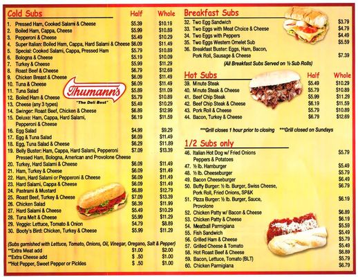 Menu photo 1 Riddle & Martin Sub Shops South River, NJ Menu photo 1 Riddle & Martin Sub Shops South River, NJ