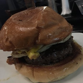Morrison - Late breakfast burger. Super goood and filling! - Gastropubs Near Me - Los Angeles, California