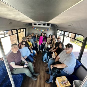 Toast Tours - Inside of our bus! - Wine Tours Near Me - Paso Robles, California