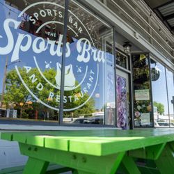 The Sports Bra - A few seats are available outside