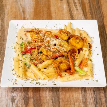 Rasta Kitchen - Curry Shrimp Alfredo - Caribbean Near Me - Merchantville, New Jersey Rasta Kitchen - Curry Shrimp Alfredo - Caribbean Near Me - Merchantville, New Jersey