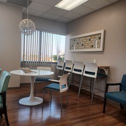 South Coast Retina Center - Part of waiting room - plenty of seating