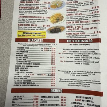 Takeria La Rosa - Menu - Breakfast & Brunch Near Me - West Columbia, Texas Takeria La Rosa - Menu - Breakfast & Brunch Near Me - West Columbia, Texas