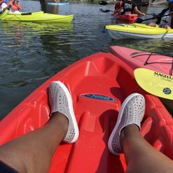 Two Dudes and a Boat Kayak Rentals - Just hanging out and ready to start my adventure.