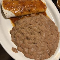 Guajillo's Cocina Mexicana - Vegan bean burrito with beans
