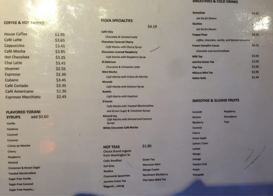 Menu photo 8 Fioza Houston, TX