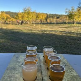 Hard cider flight Hard cider flight