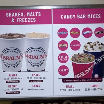Braum's Ice Cream & Dairy - Menu - Ice Cream & Frozen Yogurt Near Me - Perry, Oklahoma Braum's Ice Cream & Dairy - Menu - Ice Cream & Frozen Yogurt Near Me - Perry, Oklahoma