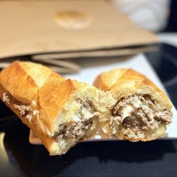 Olde City - Authentic Cheesesteak w/Cooper Sharp White American; deliciousness far exceeds the sum of its parts.