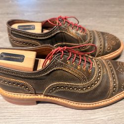Carlos Shoe Service - Carlos stretched these shoes wider from 6E to 6EEE then polished and shined them.