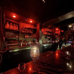 Betty Lou's Library - Back of the bar.