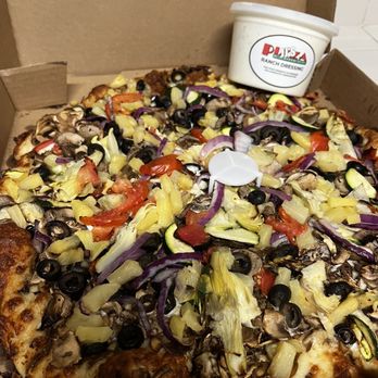 JJ's Pizza Express - Gourmet Veggie no bell peppers (thank you for reminding me) extra mushroom!! - Pizza Near Me - Auburn, California JJ's Pizza Express - Gourmet Veggie no bell peppers (thank you for reminding me) extra mushroom!! - Pizza Near Me - Auburn, California