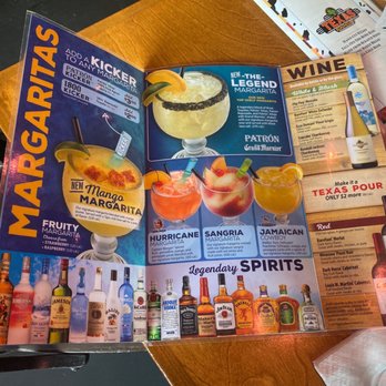 Texas Roadhouse - Drink menu - Barbeque Near Me - Hot Springs, Arkansas