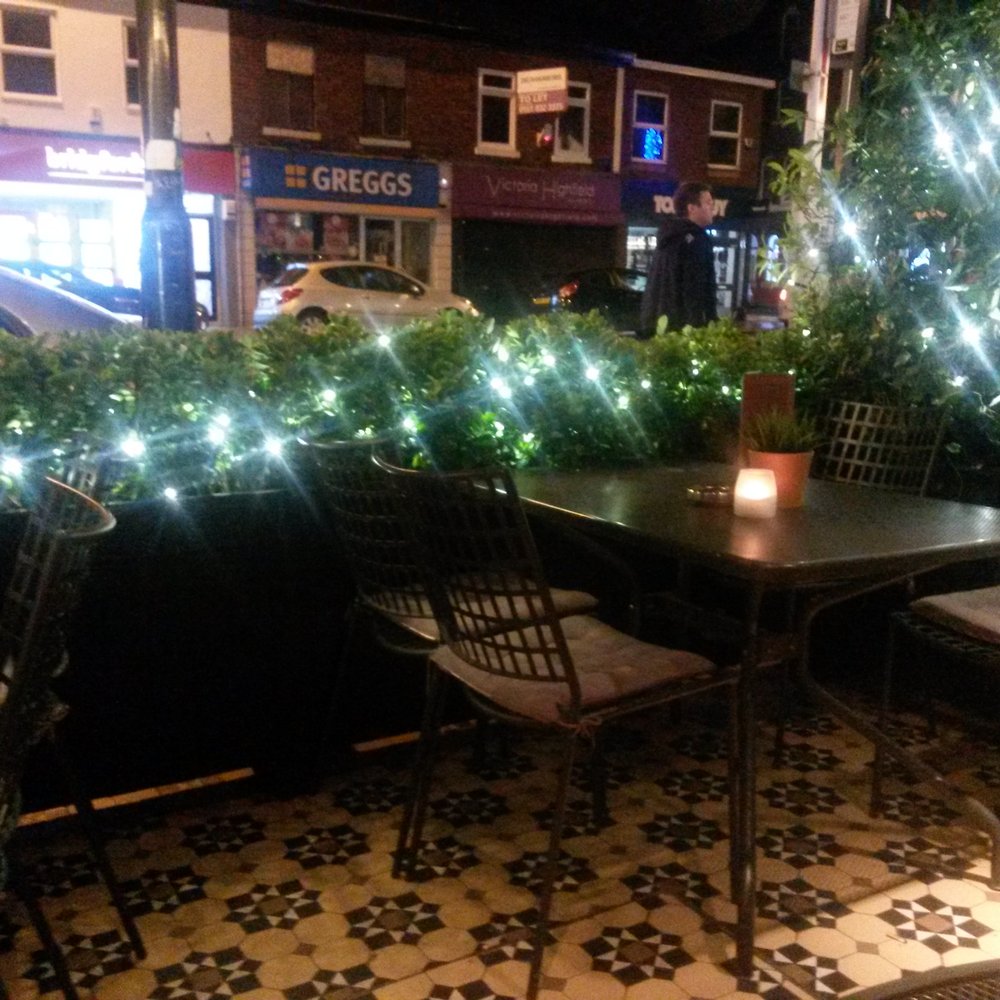 Seating area outside for a bit of al fresco dining