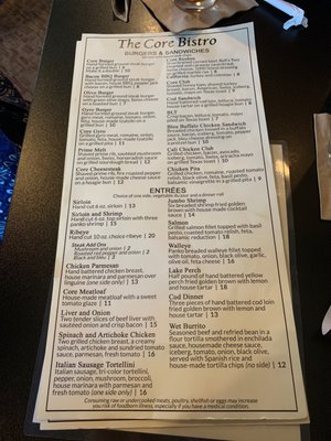 Menu photo 5 The Core Bistro Battle Creek, MI