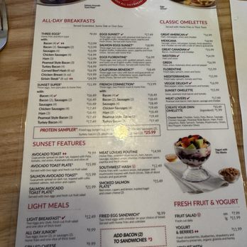 Sunset Grill - Menu - Breakfast & Brunch Near Me - Las Vegas, Nevada Sunset Grill - Menu - Breakfast & Brunch Near Me - Las Vegas, Nevada