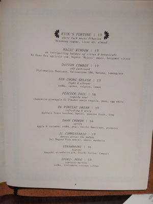 Menu photo 6 Giovedi Honolulu, HI
