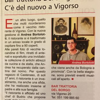 Del Borgo - Cosa dicono di noi - Emilian Near Me - Vigorso, BO Del Borgo - Cosa dicono di noi - Emilian Near Me - Vigorso, BO