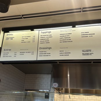 CAVA - Menu as of February 2023 - Salad Near Me - Arlington, Virginia CAVA - Menu as of February 2023 - Salad Near Me - Arlington, Virginia