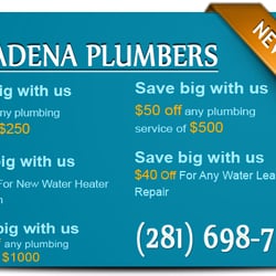 Plumber Pasadena Texas