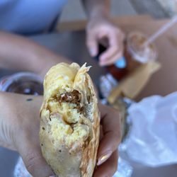 Barista Del Barrio - Machaca breakfast burrito