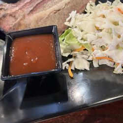 Smokehouse Sports Bar & Grill - Brisket with slaw.