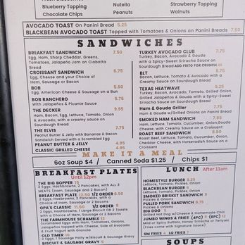 Scoops Creamery - The menu. - Ice Cream & Frozen Yogurt Near Me - Alpine, Texas
