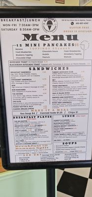 Menu photo 1 Scoops Creamery Alpine, TX