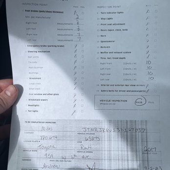 Colorado Tire & Service - receipt from Toyota - Auto Repair Near Me - Centennial, Colorado Colorado Tire & Service - receipt from Toyota - Auto Repair Near Me - Centennial, Colorado