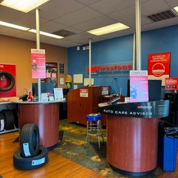 Firestone Complete Auto Care - The waiting room and the way that you pay. - Tires Near Me - Campbell, California