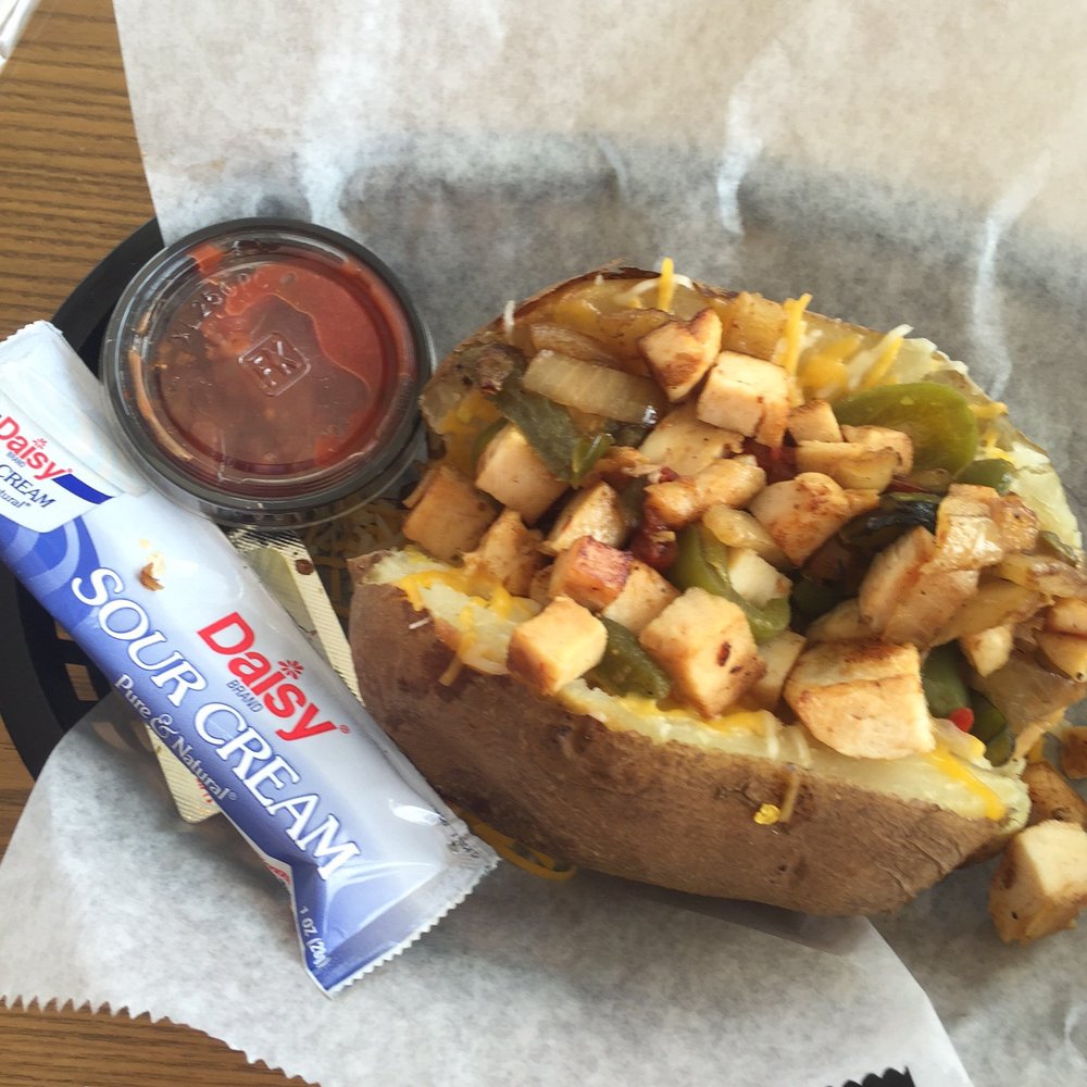 The Carthage Junction Deli - Chicken fajita baked potato - Delis Near Me - Carthage, Mississippi The Carthage Junction Deli - Chicken fajita baked potato - Delis Near Me - Carthage, Mississippi
