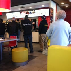 McDonald's - One cashier at 12:00 noon