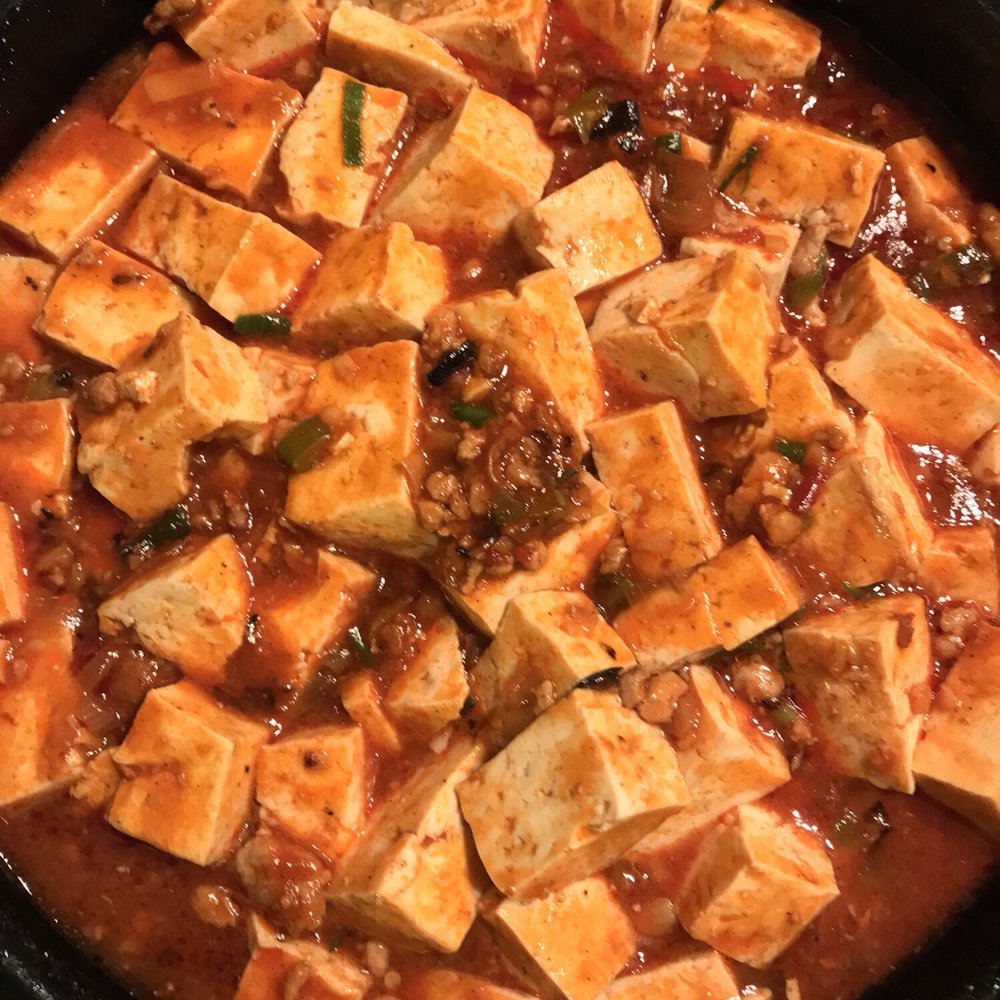 Chai Lan - #20 stir fried tofu with minced meat in spicy bean paste sauce - Chinese Near Me - Irvine, California
