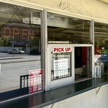 Super Burger - Their pick up window facing N. Altadena Drive - Burgers Near Me - Pasadena, California