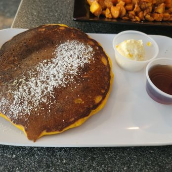 The Blue Hen Cafe - Pumpkin pancake - Southern Near Me - Saint Augustine, Florida