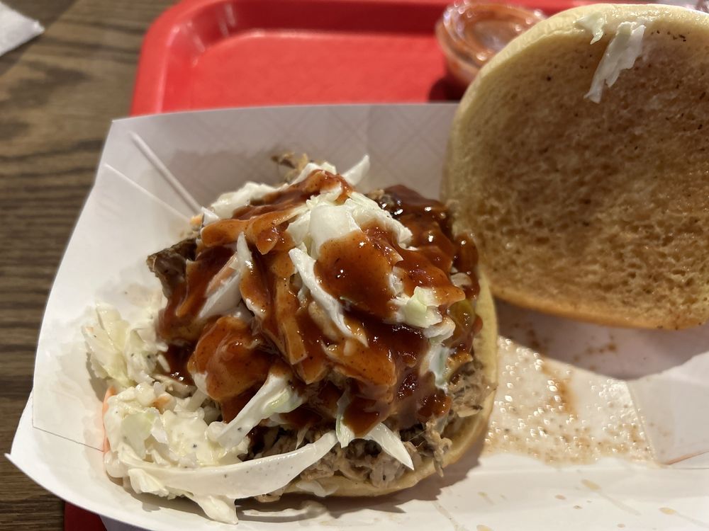 Food from Chester's Barbecue