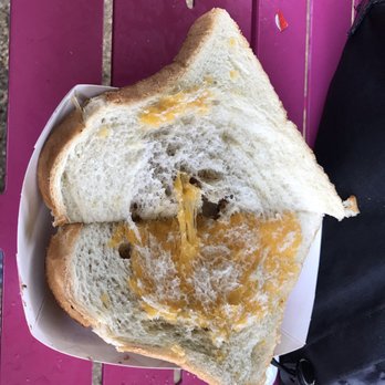 The Big Cheese - Half a grilled cheese. The other half had even less cheese. - Food Trucks Near Me The Big Cheese - Half a grilled cheese. The other half had even less cheese. - Food Trucks Near Me