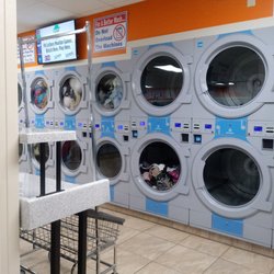 Big Wash Laundromat - Walls of dryers