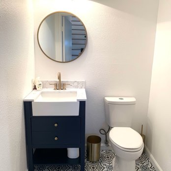Del Home Care Construction - Downstairs half bath - General Contractors Near Me Del Home Care Construction - Downstairs half bath - General Contractors Near Me